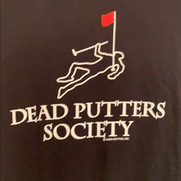 Dead Putter Society funny golf t-shirt - Picture 2 of 4